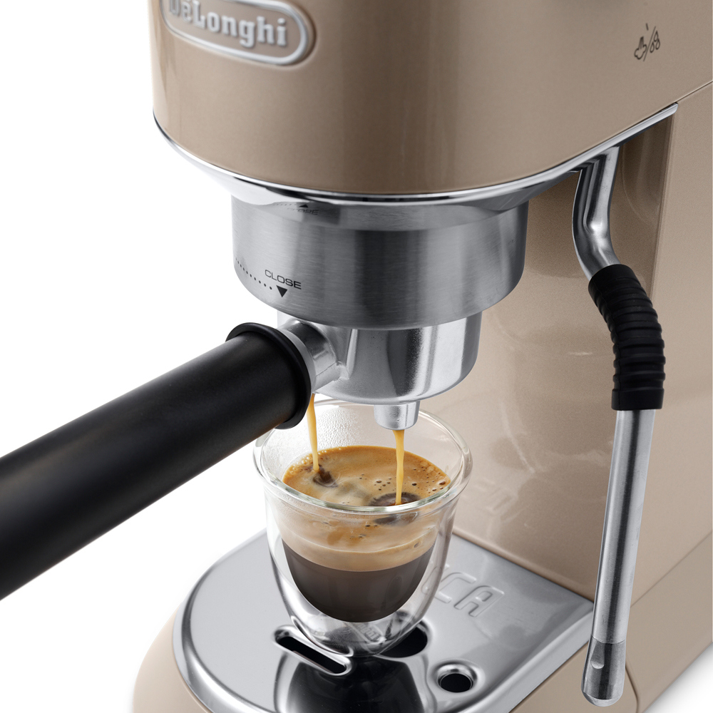 Delonghi Dedica Arte Beige Gold Manual Espresso Coffee Maker